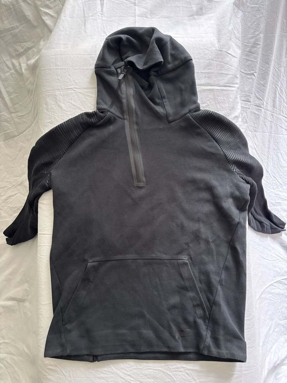 Nike Sportswear Tech Fleece 805655-010 Asymmetrical 1/4 Zip Hoodie